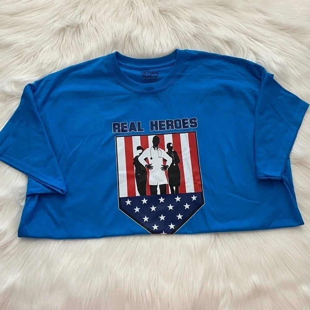 NEW T-Shirt Dedicated To Essential & Front Line Worker Size XL